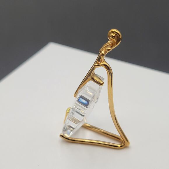 Swarovski Violin With Stand Crystal Memories Figurine Vintage Retired - Picture 10 of 13